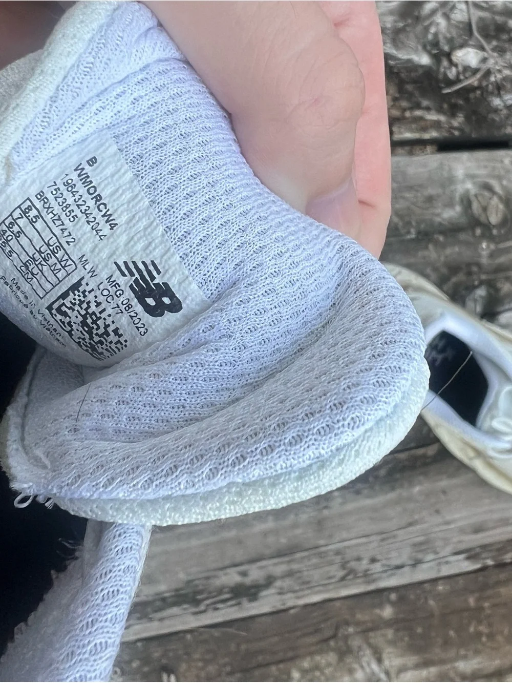 New Balance Women's White Athletic Running Sneakers